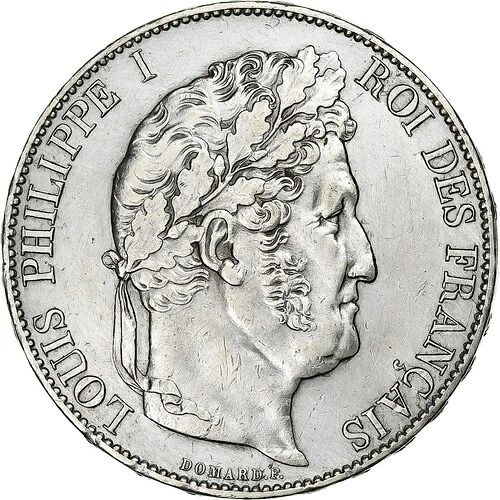 [#1114447] コイン、フランス、ルイ フィリップ、5 フラン、1847、パリ、オーストラリア、シルバー、KM 7 52,800円