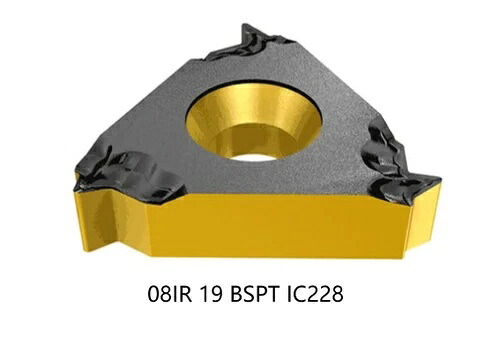 オリジナル超硬インサート 10個 08IR 19 BSPT IC228