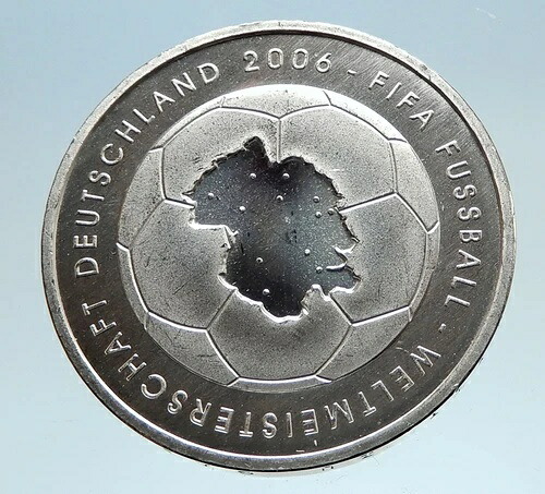 2003年ドイツFIFAワールドカップ06サッカーサッカー純正銀貨 i74936