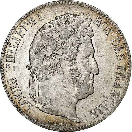 [#1307804] フランス、ルイ フィリップ、5 フラン、1839 年、ルーアン、シルバー、AU、ガドゥリー:67