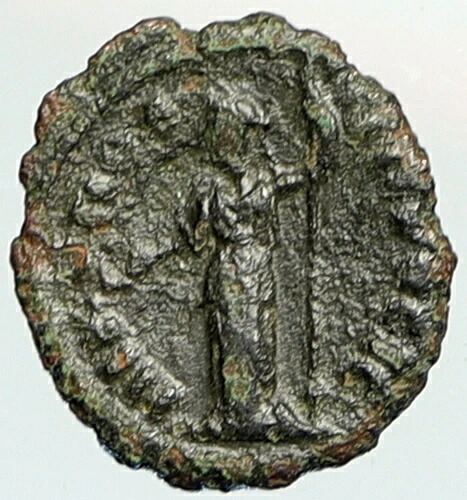 SEPTIMIUS SEVERUS 本物の古代 193AD ローマコイン Nicopolis DEMETER i111798