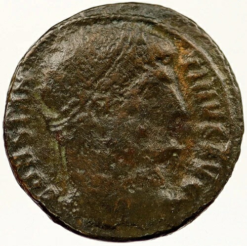 コンスタンティヌス1世 古代軍事キャンプ門 ローマコイン i121484