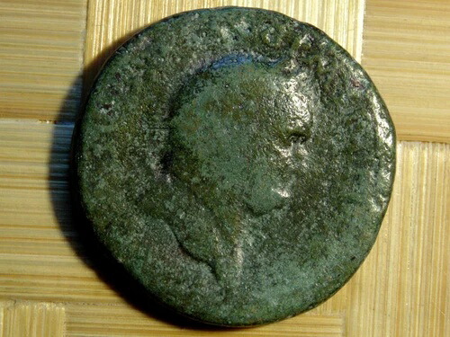 ウェスパシアヌス AE セステルティウス、西暦 69 ～ 79 年。古代ローマ帝国のコイン、洗浄済み 38,610円