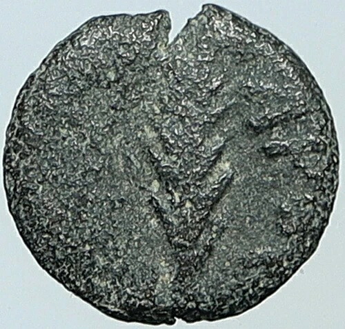 NERO 古代聖書の古いエルサレム ローマ コイン PORCIUS FESTUS セント ポール i108220