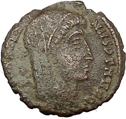 コンスタンティヌス1世 カルト 古代ローマコイン キリスト教の神格化 i37834