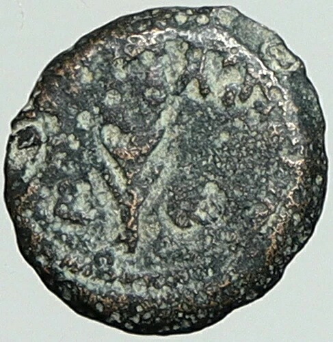 VALERIUS GRATUS ローマ エルサレム知事 TIBERIUS LIVIA 古い聖書コイン i108142