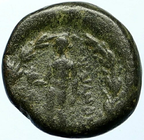 サルデス・イン・リディア 紀元前133年 本物の古代ギリシャコイン 裸のアポロ・ヘラクレス i100654