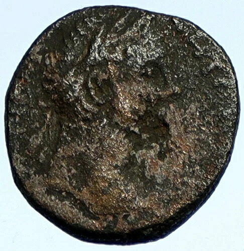 オロンテス川に刻まれたハドリアヌス帝時代のアンティオキア 古代ギリシャ硬貨 SC i102004
