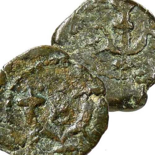 ヘロデ大王はイエス・キリストの生涯から大金貨を受け取った。エルサレム聖地プルタ