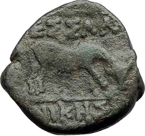 マケドニアのテッサロニキ 紀元前146年 本物の古代ギリシャコイン アテナ・ブル i62655