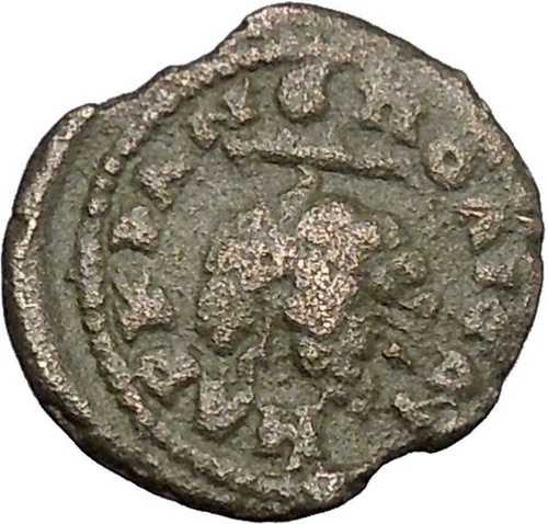 エラガバルス ブドウの房 バッカス マルキアノポリス 希少古代ローマコイン i49372