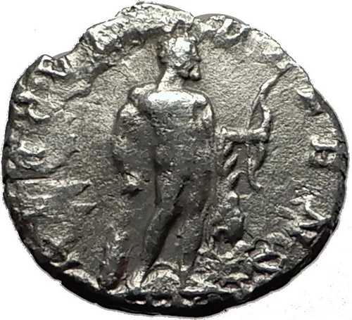 セプティミウス・セウェルス帝 197年 古代ローマ 希少銀貨 ヘラクレス i59471