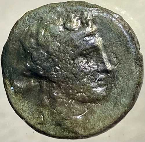古代ギリシャ マロネイア・トラキア 紀元前168年-紀元前45年 ディオニュソスの頭部 本物の希少コイン