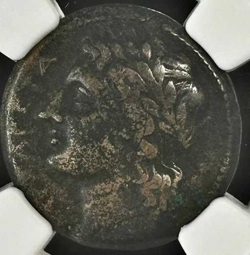 シシリー タウロメニウム AE ヘミトロン 350-300 BC アポロ リラ NGC Ch F