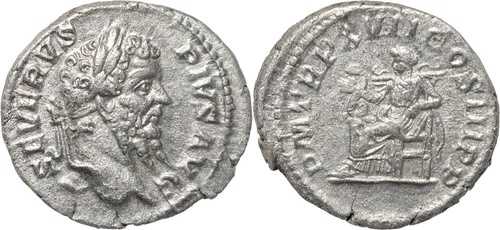 セプティミウス セウェルス銀デナリ 193-211AD - Salus 70,180円