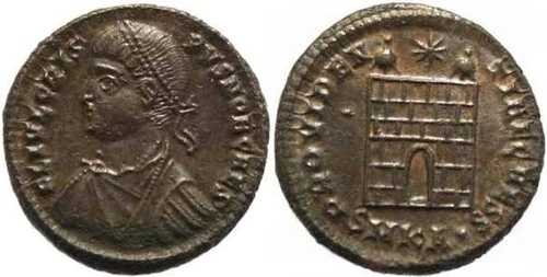 Chrispus Ae follis が紀元 325 ～ 326 年にキジコスを襲った