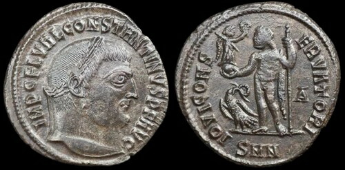 古代ローマの貨幣、コンスタンティヌス1世（306-337年）。A1226