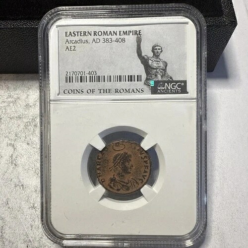 AD 383 ～ 408 東ローマ帝国 アルカディウス AE2 | NGC
