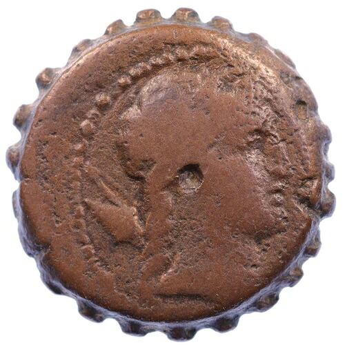 デメトリウス1世ソテルAEセレウコス朝セラーテ紀元前161-150年大型青銅貨三脚型