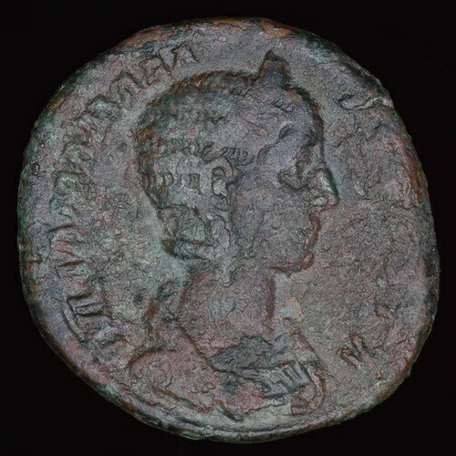 ローマの青銅貨 -- ジュリア・ママエア・セステルティウス