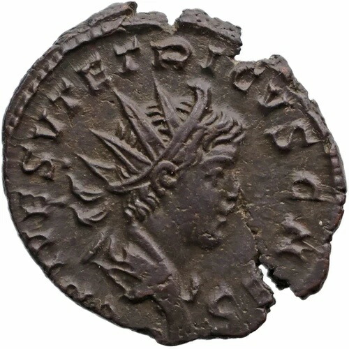 西暦273-274年 ローマ帝国の貨幣 テトリクス2世アントニニアヌス (MO3726-)