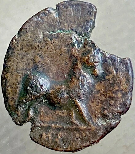 ケルト系オレタニ人の貨幣 紀元前200年-紀元前151年 古代イベリアのカストゥロの雄牛と三日月 38,610円