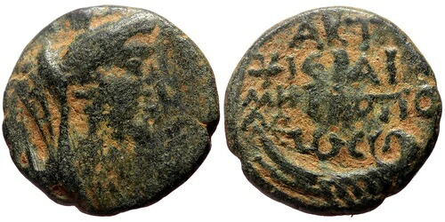 ローマ属州青銅貨 - ティルス・フェニキア 西暦1～2世紀 * 非常に希少 *