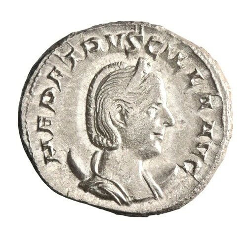 ローマン: ヘレンニア エトルシラ (249-251)、アントニニアヌス銀 (4.18g)、ローマ造幣局、24 38,610円