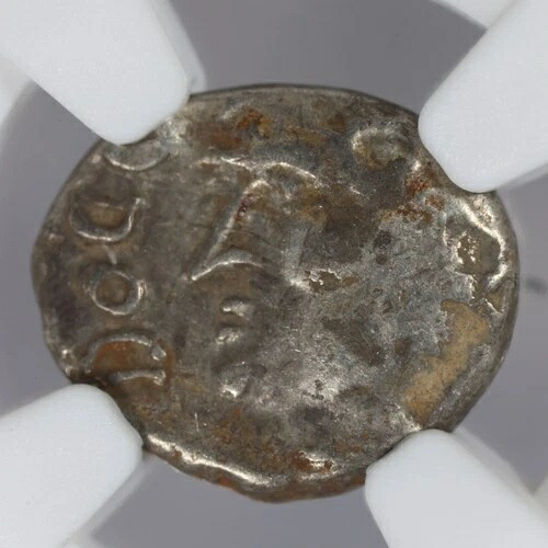 ガリア セクアニ ケルト AR クイナリウス シルバー Q. Doci Coin Mid 1st C. BC NGC Ch. F