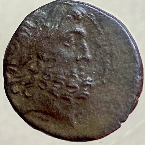 古代ギリシャのコイン、紀元前96~94年、セレウコス朝、セレウコス6世、三脚、細部までこだわったデザイン