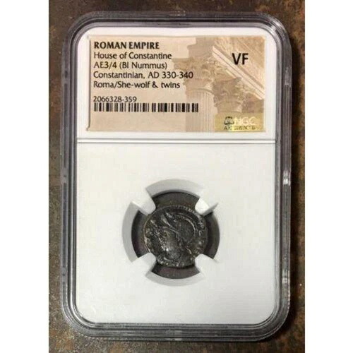 ローマ帝国 コンスタンティヌス家 NGC VF ***Rev. Tye's*** #835991