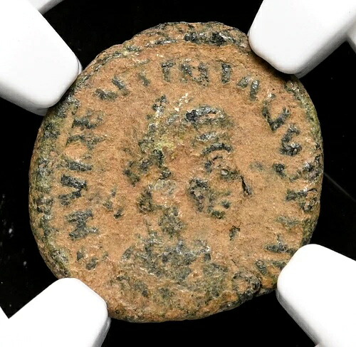 ローマ帝国。ウァレンティニアヌス3世。西暦425年から455年。 ? ヌムス、レアエンペラー、NGC Ch F