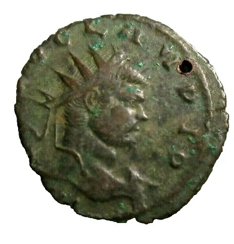 希少な X. クラウディウス2世ゴティクスの死後記念コイン 270-271年 古代ローマ # 99