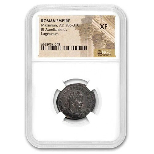 ローマ BI アウレリアヌス・マクシミアヌス (286-310 年) XF NGC (ランダムコイン)
