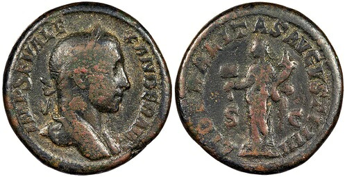 セブルス アレクサンダー 西暦 222 ～ 235 年 素晴らしい LIBERALITAS AVGVSTI IIII #AC91850｜WORLD RESOURCE【QUEEN店】 46,860円