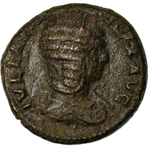 [#870773] コイン、ユリア・ドムナ、As、211-217、ローマ、VF、ブロンズ、RIC:599 48,180円