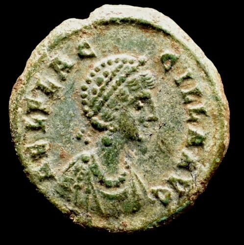 アエリア・フラシラ、386歳死亡、AE NUMMUS、(a1474)