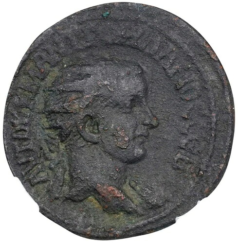 ゴーディアン3世 238-244 AD、ローマ帝国カエサルローマAE 27ブロンズコイン、NGC Ch VF-
