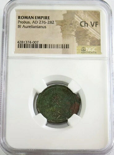 276- 282 AD ローマ帝国 バイ アウレリアヌス 皇帝プロバス NGC の選択は非常に優れています