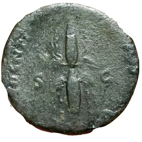 アントニヌス ピウス138-161AD、ローマ帝国 - セステルティウス。翼のあるサンダー ボルト。24.53 gr-