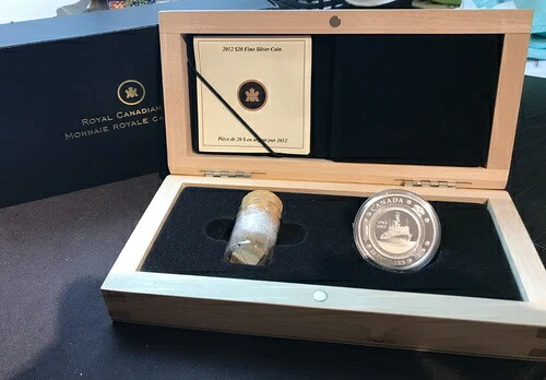 2012年カナダドル20ドル純銀貨 - 沿岸警備隊勤務50周年記念ボックスセット