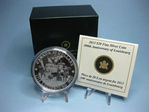 2013年 20ドル 純銀貨 - ルイブール300周年記念