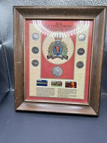 1973 年カナダ敬礼 RCMP 100 周年記念通貨コレクション。