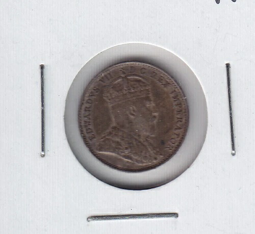 1909年カナダ銀貨5セントC3