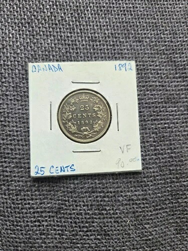 1892年カナダ25セント硬貨