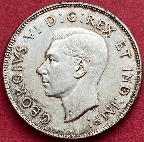 1946年カナダ50セント - MS62 - ロット番号8068 44,330円