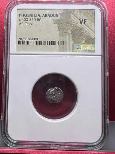 フェニキア・アラドゥス AR オボル認定 NGC VF｜WORLD RESOURCE【QUEEN店】