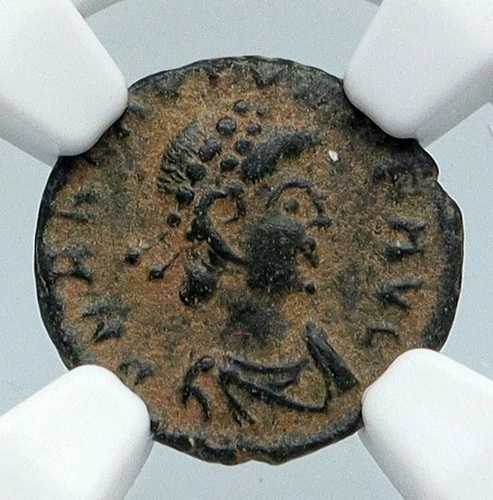 アルカディウス 388AD 古い古代ローマコイン 勝利の天使捕虜 NGC i89534