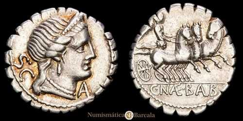 NAEVIA Denario (3,79 gg) 79 a.C. Roma BMC-2916--23; Cal-1043; Craw-382/1a; FFC- 105,270円