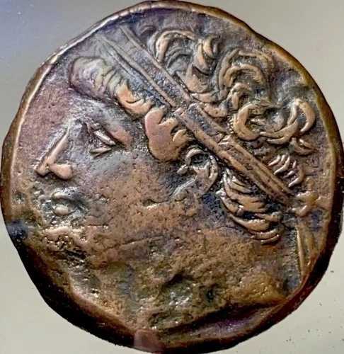 シチリアの美しい僭主ヒエロン2世（紀元前230年～紀元前215年）騎手 大型古代ブロンズ像